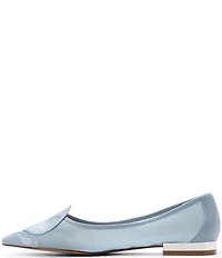 Ted Baker London Ella Mae Embroidered Mesh Ballet Flats