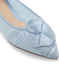 Ted Baker London Ella Mae Embroidered Mesh Ballet Flats