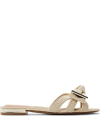 Ted Baker London Elsie Woven Fabric Bow Slide Sandals