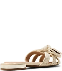 Ted Baker London Elsie Woven Fabric Bow Slide Sandals