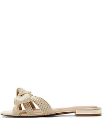 Ted Baker London Elsie Woven Fabric Bow Slide Sandals