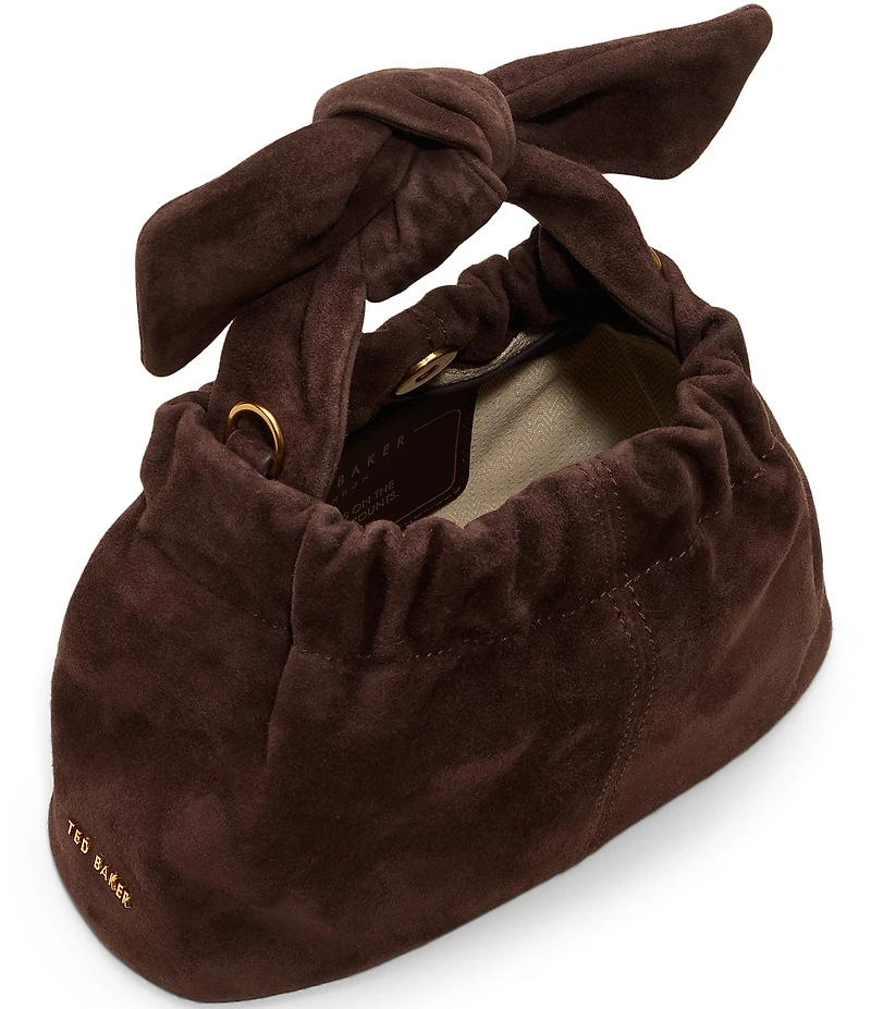 Ted Baker London Emily Suede Bow Clutch