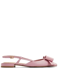 Ted Baker London Emma Bow Detail Leather Slingback Flats