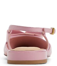 Ted Baker London Emma Bow Detail Leather Slingback Flats
