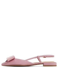 Ted Baker London Emma Bow Detail Leather Slingback Flats