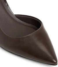 Ted Baker London Esme Leather Chain Hardware Slingback Pumps