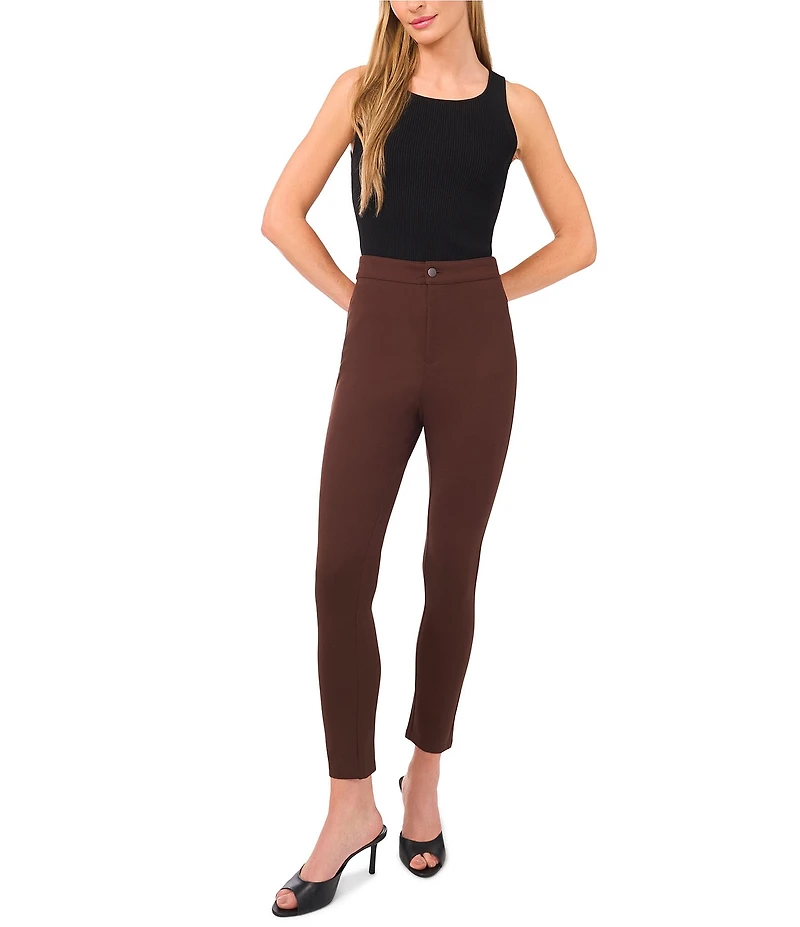 Ted Baker London Felinda Ponte High Rise Slim Leg Pants