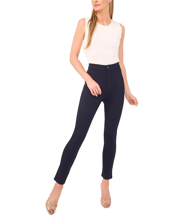 Ted Baker London Felinda Ponte High Rise Slim Leg Pants