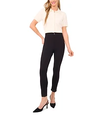 Ted Baker London Felinda Ponte High Rise Slim Leg Pants