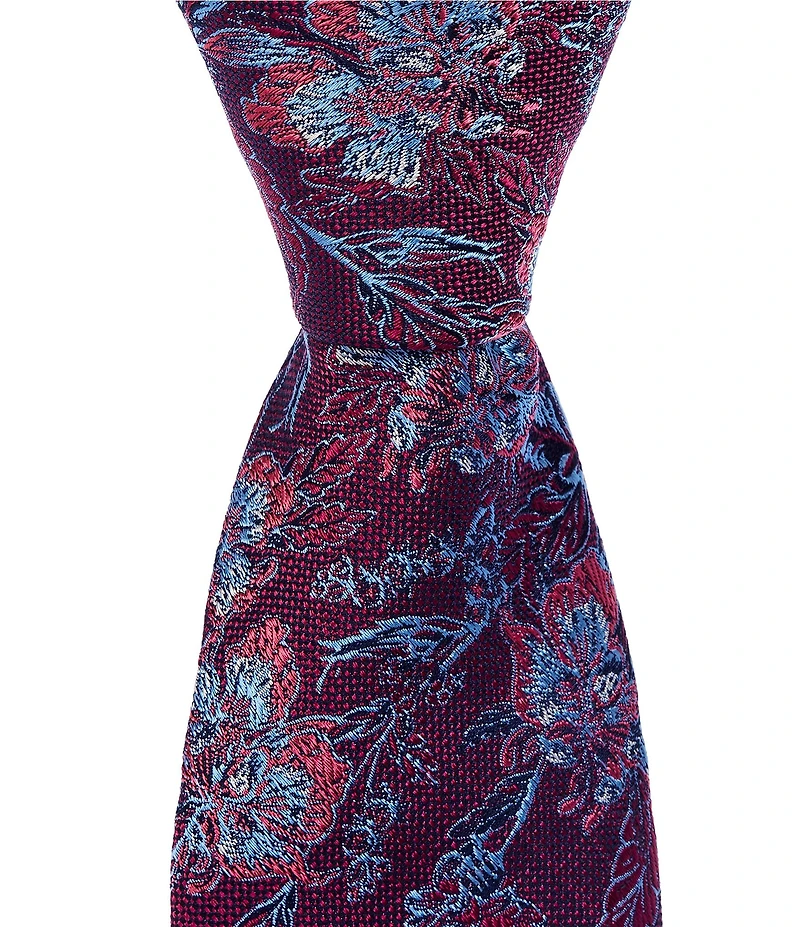Ted Baker London Flitcroft Floral 3 1/8#double; Silk Tie
