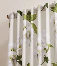 Ted Baker London Gardenia Woven Backtab Lined Curtain Panel Pair, Set of 2