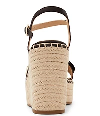 Ted Baker London Gia Canvas Bow Espadrille Wedge Sandals