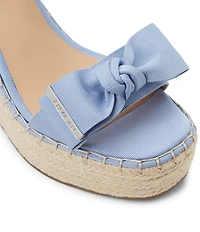 Ted Baker London Gia Canvas Bow Espadrille Wedge Sandals