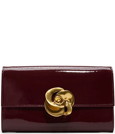 Ted Baker London Kira Rose Patent Leather Clutch