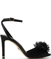 Ted Baker London Liv Floral Ornamented Ankle Strap Peep Toe Dress Pumps