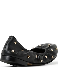 Ted Baker London Lottie Studded Leather Ballet Flats