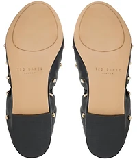 Ted Baker London Lottie Studded Leather Ballet Flats
