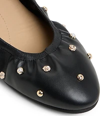 Ted Baker London Lottie Studded Leather Ballet Flats