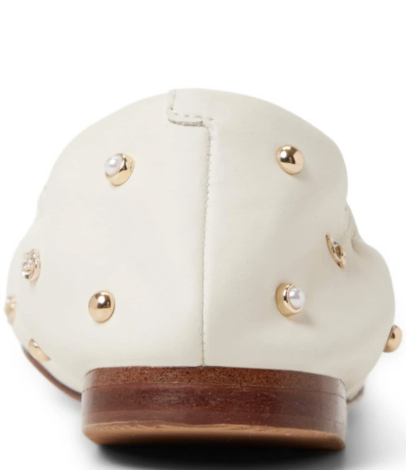 Ted Baker London Lottie Studded Leather Ballet Flats