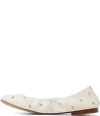 Ted Baker London Lottie Studded Leather Ballet Flats