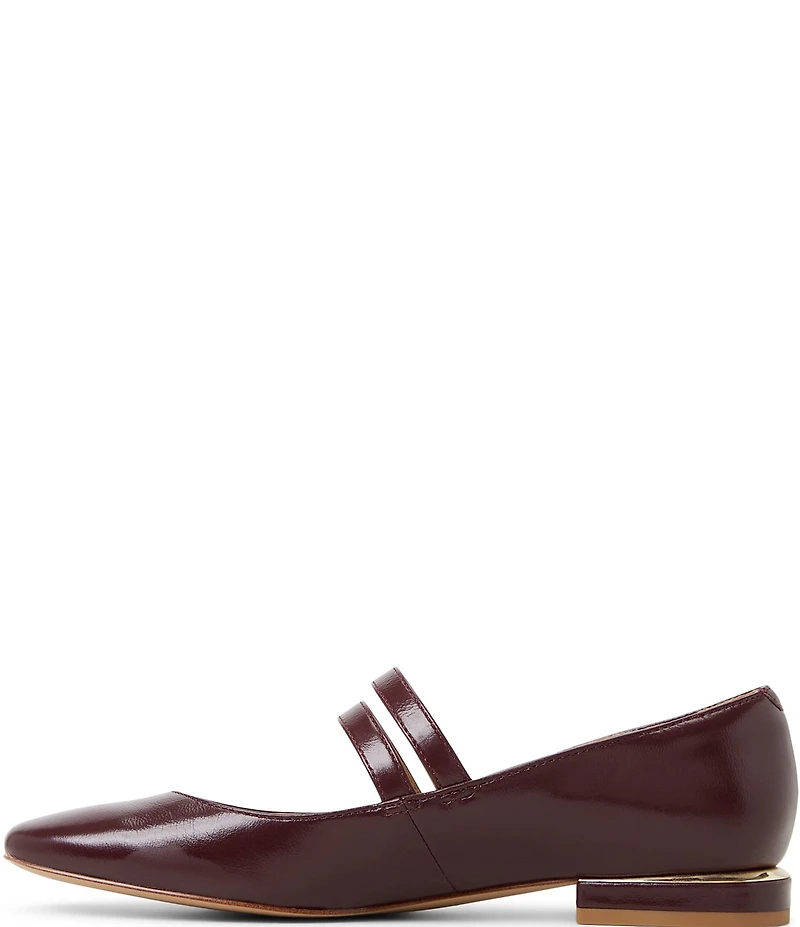 Ted Baker London Maryam Leather Floral Ornament Mary Jane Dress Flats