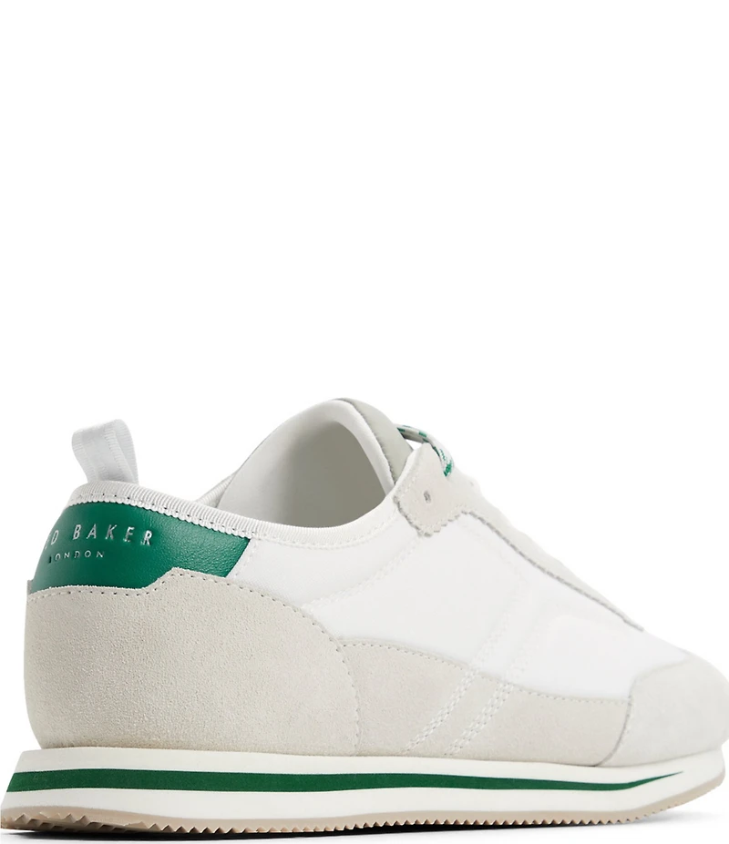 Ted Baker London Men's Becks Oxford Suede Leather Fabric Sneakers