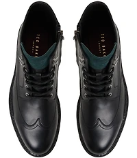 Ted Baker London Men's Blackburn Leather Brogue Wingtip Boots