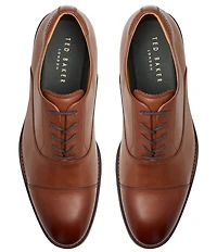 Ted Baker London Men's Cap Toe Leather Oxfords