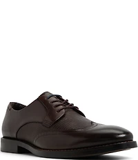 Ted Baker London Men's Hackney Lizard Embossed Leather Brogue Wingtip Dress Derby Oxfords