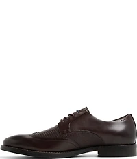 Ted Baker London Men's Hackney Lizard Embossed Leather Brogue Wingtip Dress Derby Oxfords