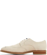 Ted Baker London Men's Hackney Suede Wingtip Brogue Detail Derby Oxfords