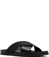 Ted Baker London Men's Saltburn Cross Band Slide Sandals