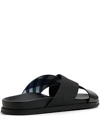 Ted Baker London Men's Saltburn Cross Band Slide Sandals