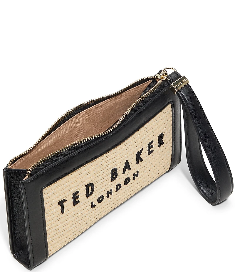 Ted Baker London Naomi Raffia Wristlet