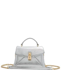 Ted Baker London Poppy Metallic Top Handle Padlock Satchel Bag