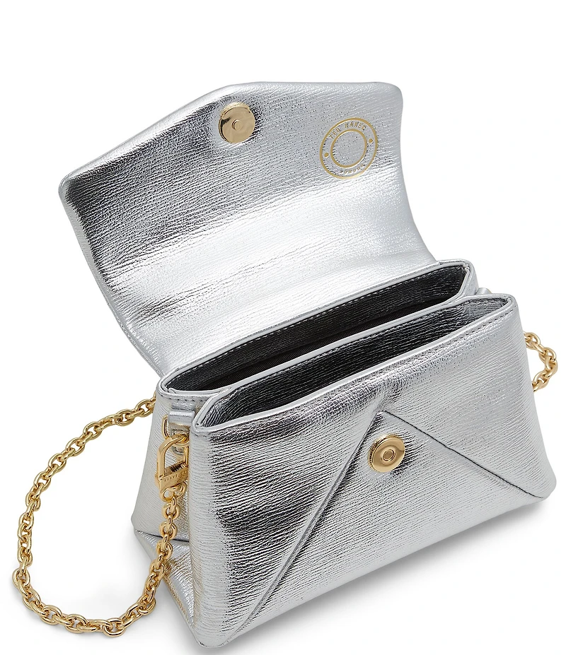 Ted Baker London Poppy Metallic Top Handle Padlock Satchel Bag