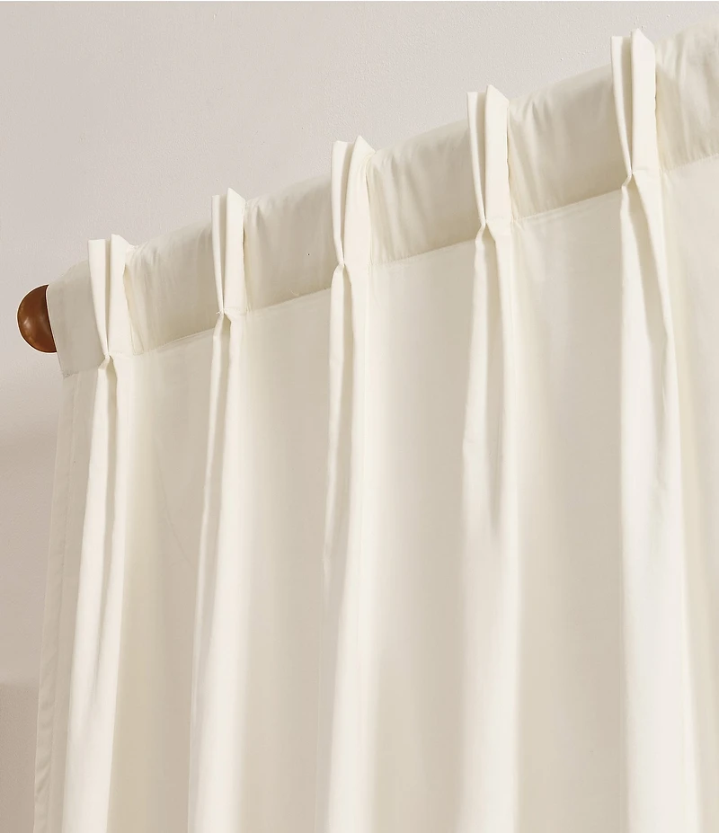 Ted Baker London Princess Pinch Pleated Lined Curtain Panel, Set of 2
