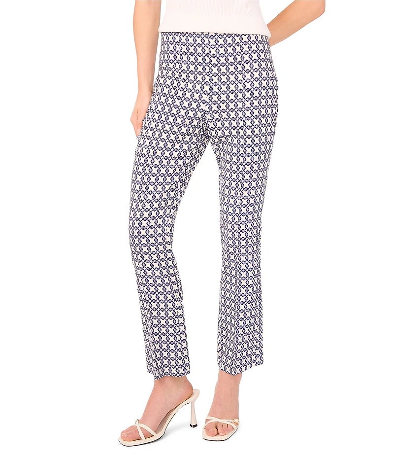 Ted Baker London Printed Coordinating Crepe High Rise Straight Leg Trouser