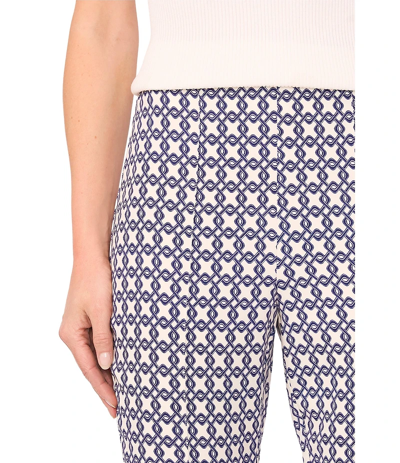 Ted Baker London Printed Coordinating Crepe High Rise Straight Leg Trouser