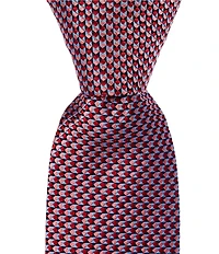 Ted Baker London Romer Geometric Natte 3 1/8#double; Silk Tie