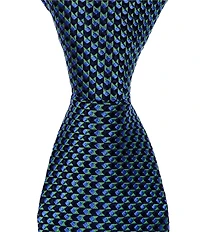 Ted Baker London Romer Geometric Natte 3 1/8#double; Silk Tie