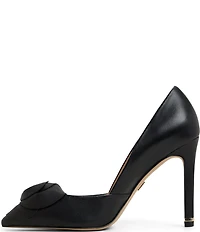 Ted Baker London Rosie Leather Flower Ornament Pumps