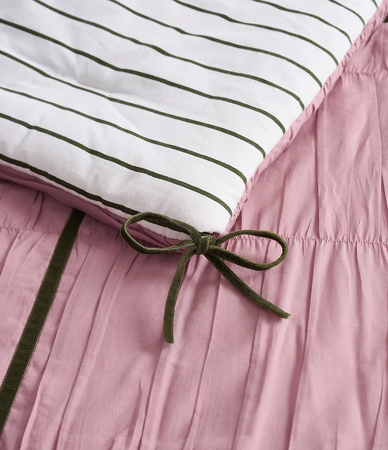 Ted Baker London Ruched Hotel Reversible Comforter Mini Set