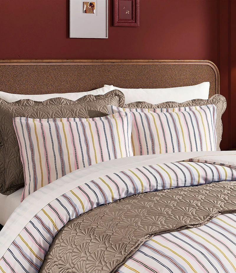 Ted Baker London Scallop Stripe Duvet Cover Mini Set