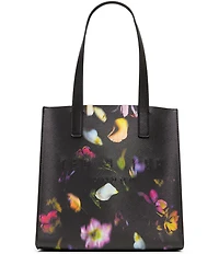 Ted Baker London Seacon Faux Leather Floral Tote Bag