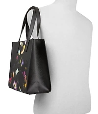 Ted Baker London Seacon Faux Leather Floral Tote Bag