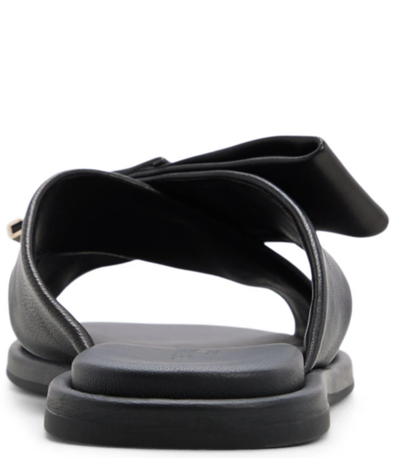 Ted Baker London Spencer Leather Bow Slide Sandals