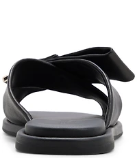 Ted Baker London Spencer Leather Bow Slide Sandals