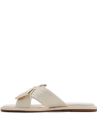 Ted Baker London Spencer Leather Bow Slide Sandals