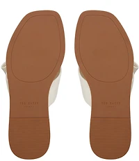 Ted Baker London Spencer Leather Bow Slide Sandals